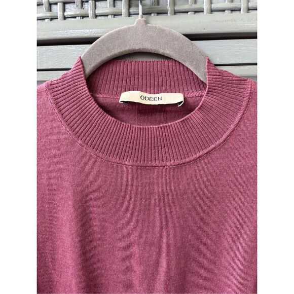 NWOT ODEEH virgin wool short sleeve sweater , Med $545 - Picture 2 of 7